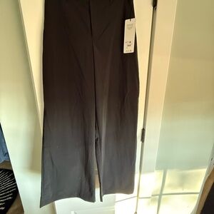 ALO Yoga Black High Waist Street Smart Trousers